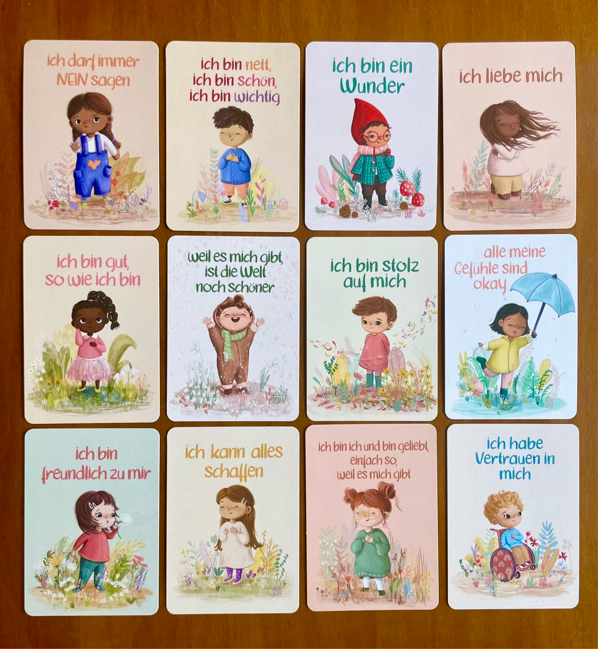 SALE: 12er Set Affirmationskarten "Ich"