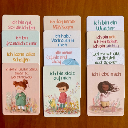 SALE: 12er Set Affirmationskarten "Ich"