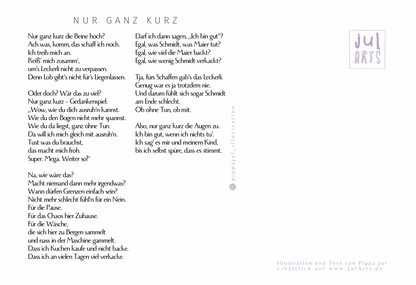 Karte XL - Nur ganz kurz