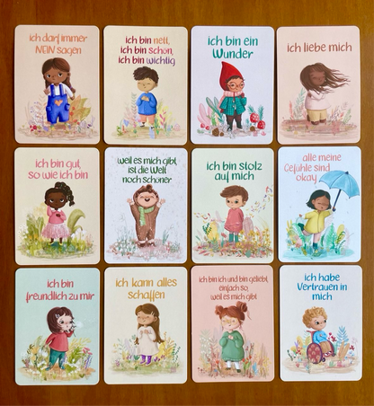 SALE: 12er Set Affirmationskarten "Ich"